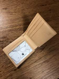 Bi-fold short wallet (with photo slot) 對頁式相片格銀包