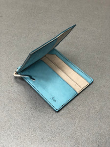 Bi-fold short wallet with money clip 對頁式鈔票夾銀包