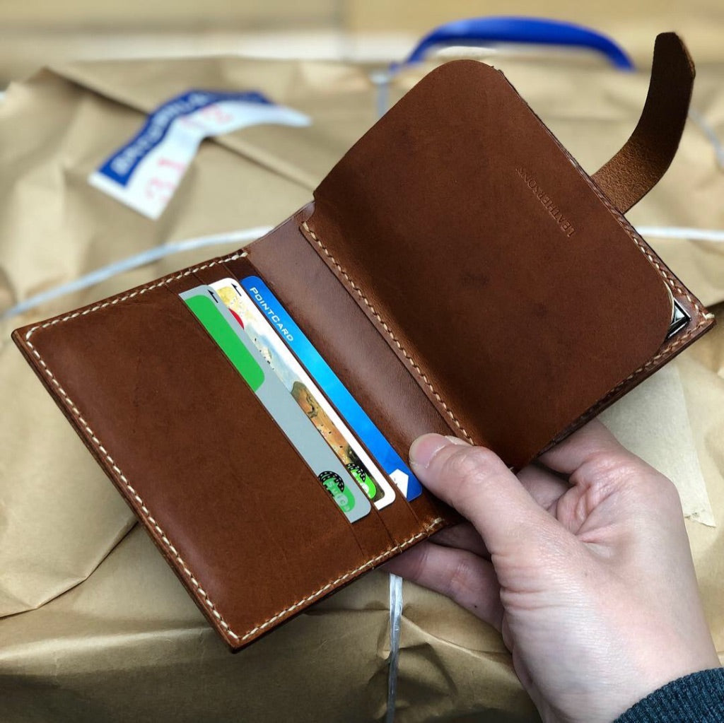 Japanese style Bi-fold short wallet with (YEN)coin clip 日式對頁零錢夾銀包