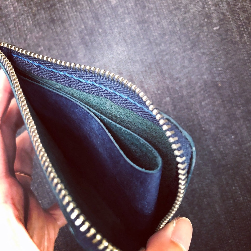 Slim wallet with zipper 輕巧拉鍊銀包